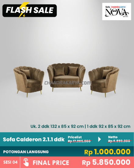 Sofa Calderon 211 Dudukan [Flash Sale] Chandra Karya