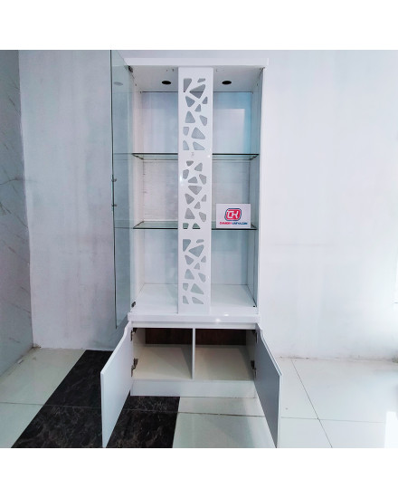 Display Cabinet NWM S66-2 White [Clearance Sale Ex Display] Chandra karya