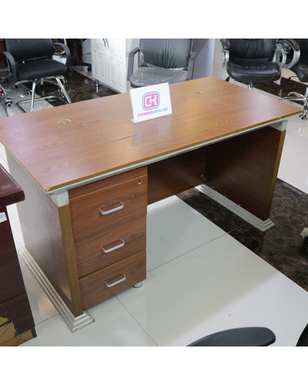 Office Desk OKN T 9002 - 14 Natural 1.4M [Clearance Sale Ex Display] Chandra karya
