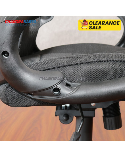 Office Chair F102 Roda Black [Clearance Sale Ex Display] Chandra karya
