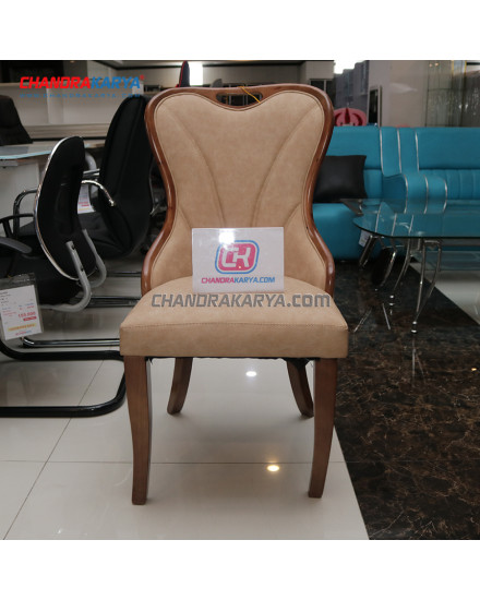 Dining Chair C 04 Beige [Clearance Sale Ex Display] Chandra karya