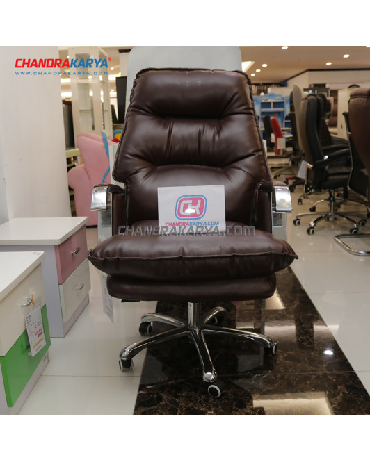 Office Chair A568 Brown Roda [Clearance Sale Ex Display] Chandra karya