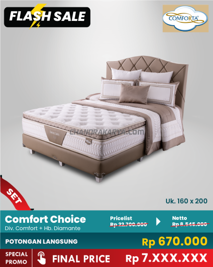 Comforta New Comfort Choice - Full Set [Flash Sale] Chandra Karya