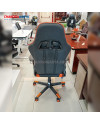 Gaming Chair Eldora 1018 B Orange+Black [Clearance Sale Ex Display] Chandra karya