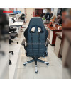 Gaming Chair 1015 Black-White [Clearance Sale Ex Display] Chandra karya