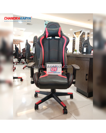 Gaming Chair G001 Black+Red [Clearance Sale Ex Display] Chandra karya