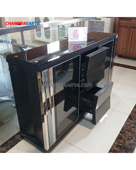 Cabinet 705 Black 1.5 M [Clearance Sale Ex Display] Chandra karya