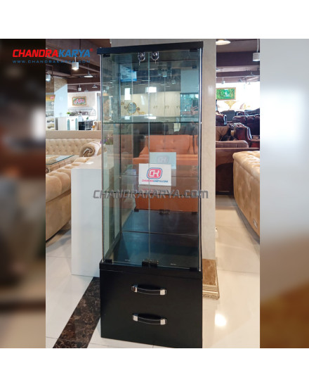 Display Cabinet 630 Black [Clearance Sale Ex Display] Chandra karya