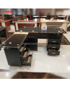 Office Table KG 8935-18 Black 1.8M [Clearance Sale Ex Display] Chandra karya