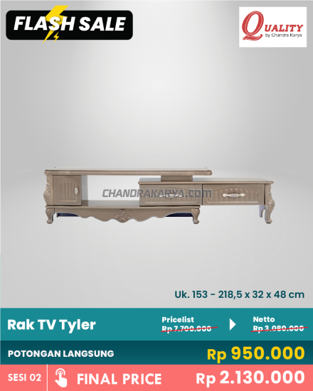 TV Rack Tyler [Flash Sale] Chandra Karya