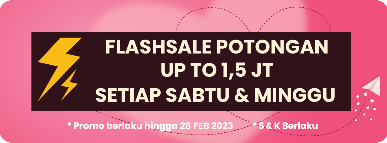 Flashsale up to 1.5jt